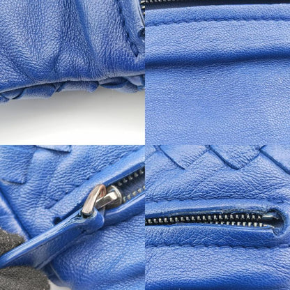 Bottega Veneta Intrecciato Blue Lambskin B06894637f