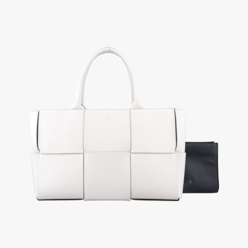 Bottega Veneta The Arcotato White Lambskin B09591075r