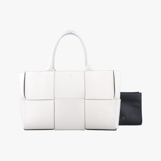 Bottega Veneta The Arcotato White Lambskin B09591075r