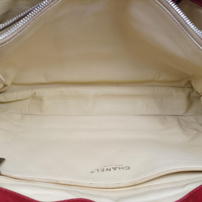 Chanel Quilted Boy Top Red Leather A6692015944517