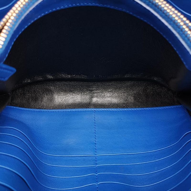 Yves Saint Laurenty Line Blue Leather 348117 Gnc3481170314