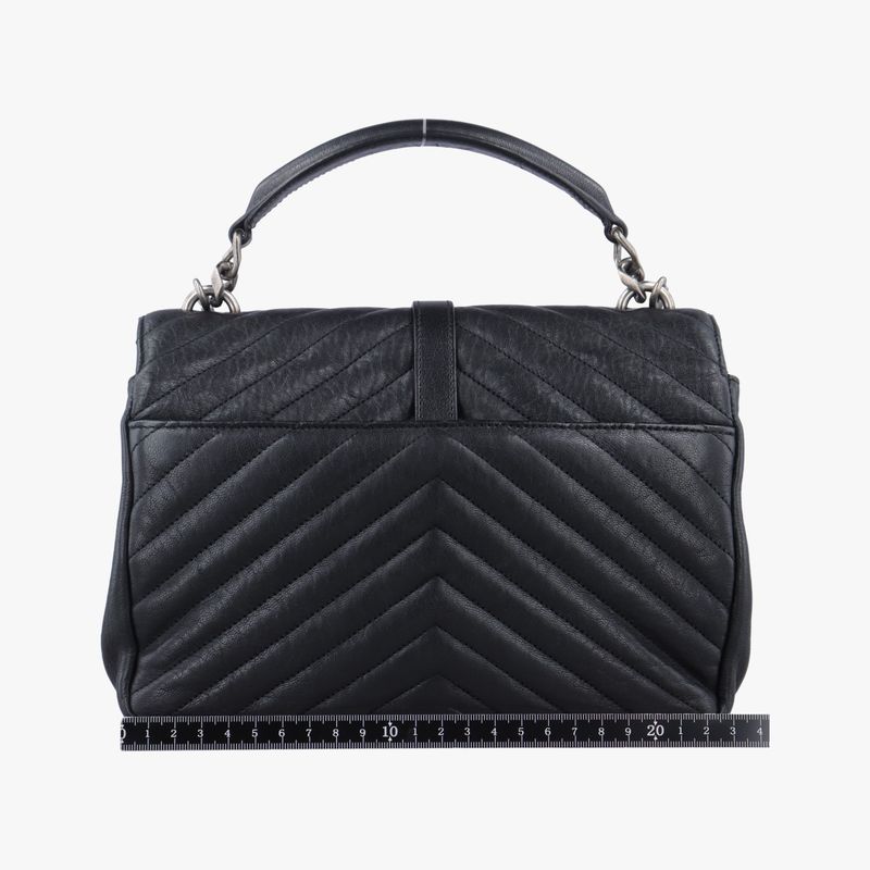 Yves Saint Laurentyves Saint Laurent College Black Leather 428056 Tct4280560616