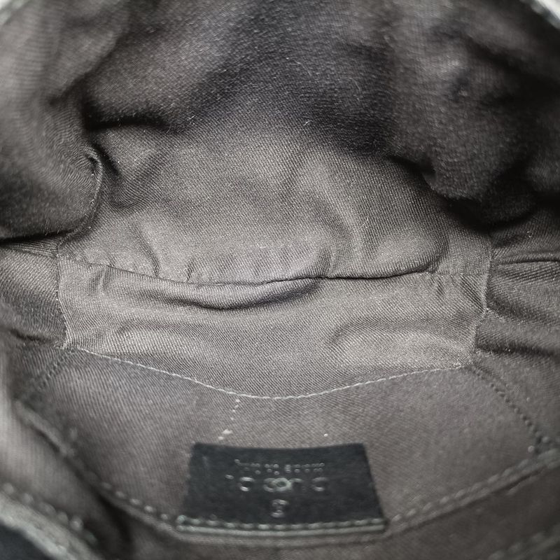 Gucci Horsebit Web Black And Pink Canvas 129498