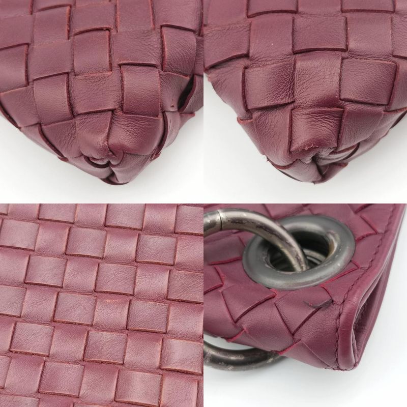 Bottega Veneta Intrecciato Burgundy Lambskin 161623 V465c 6160 EPEV 2010 350 C