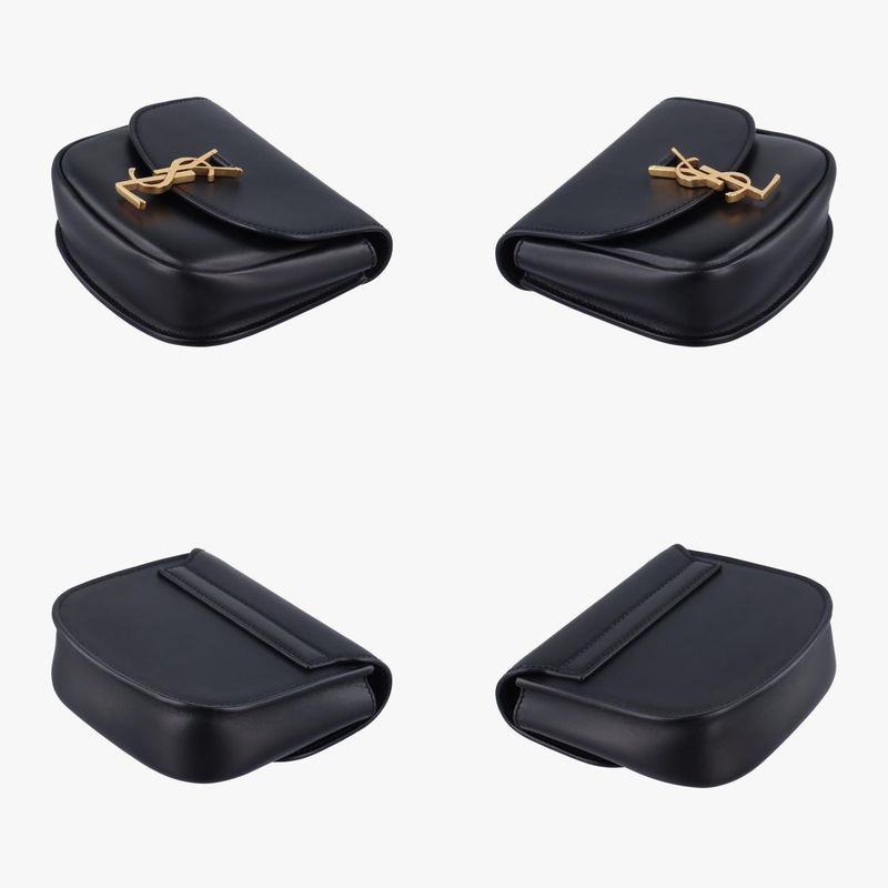 Yves Saint Laurentyves Saint Laurent Kaia Small Black Leather 623097 Glt62309707