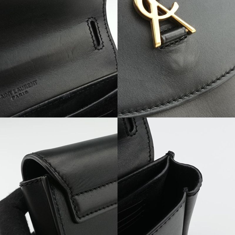 Yves Saint Laurentyves Saint Laurent Kaia Small Black Leather 623097 Glt62309707