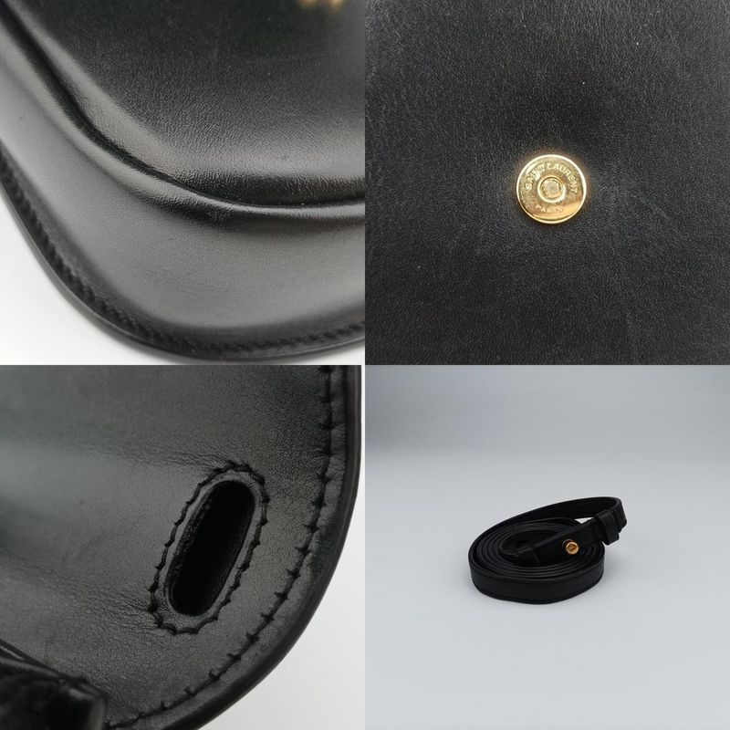 Yves Saint Laurentyves Saint Laurent Kaia Small Black Leather 623097 Glt62309707