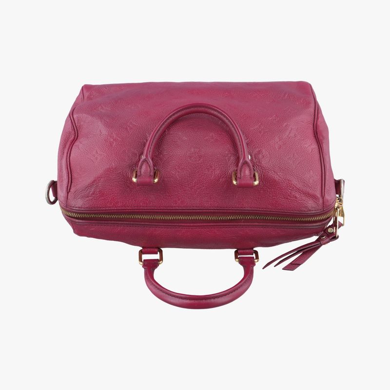 Louis Vuittonspeedy Bandoliere 30 Aurore Monogram Empreinte M40755 Sp2133