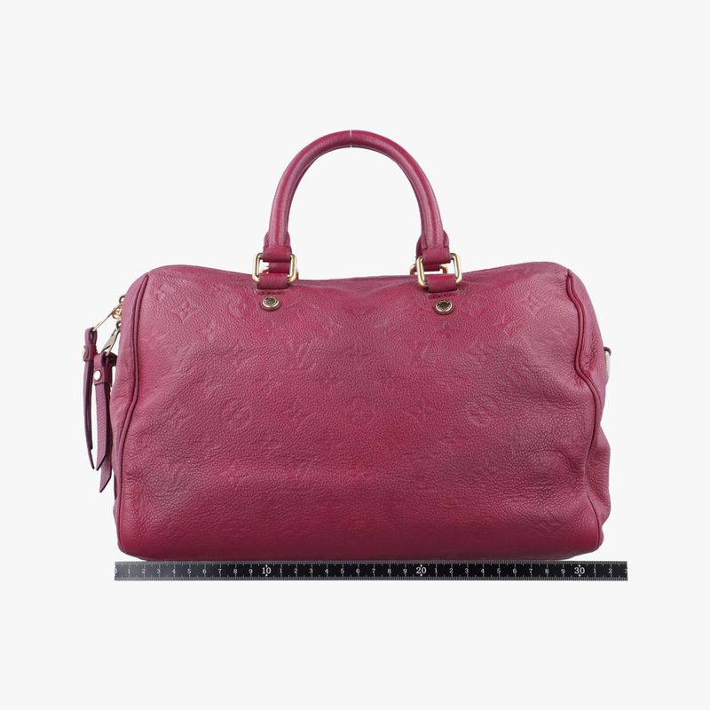 Louis Vuittonspeedy Bandoliere 30 Aurore Monogram Empreinte M40755 Sp2133