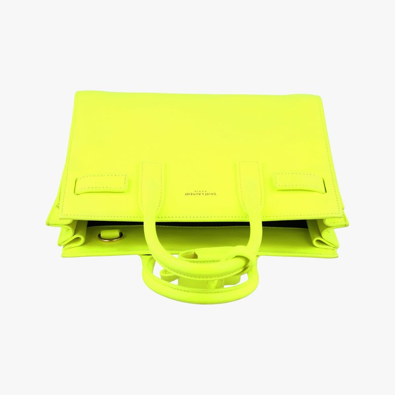 Yves Saint Laurentyves Saint Laurentsac De Jour Nano Yellow Leather 340778