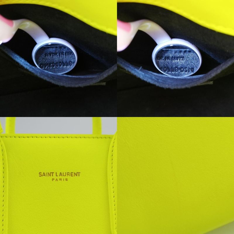 Yves Saint Laurentyves Saint Laurentsac De Jour Nano Yellow Leather 340778