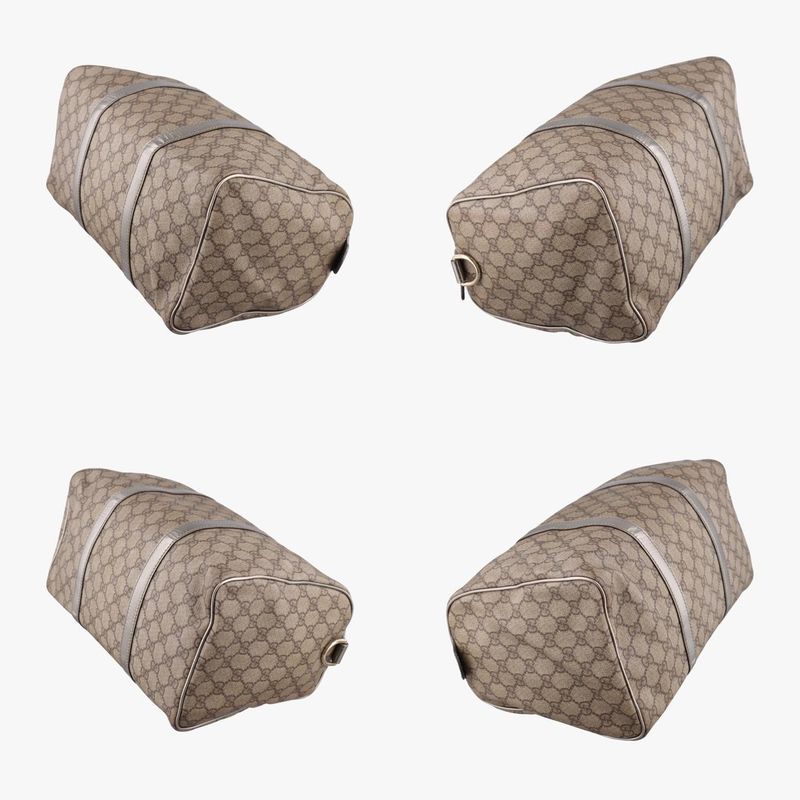 Guccigg Plus Joy GG Supreme Beige And Silver PVC Coated Canvas 193603 B2181569