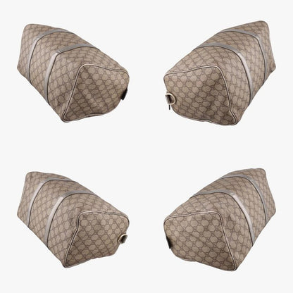 Guccigg Plus Joy GG Supreme Beige And Silver PVC Coated Canvas 193603 B2181569