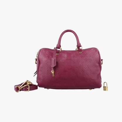 Louis Vuittonspeedy Bandoliere 30 Aurore Monogram Empreinte M40757 Sp3183