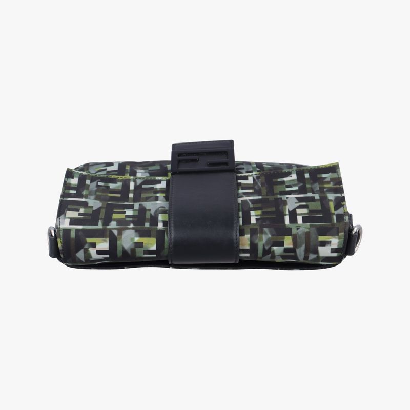 Fendi Baguette Multicolor Nylon And Leather 7va472 ABM8 208-8241