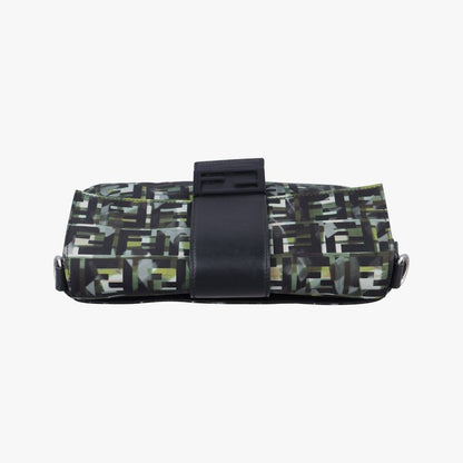 Fendi Baguette Multicolor Nylon And Leather 7va472 ABM8 208-8241