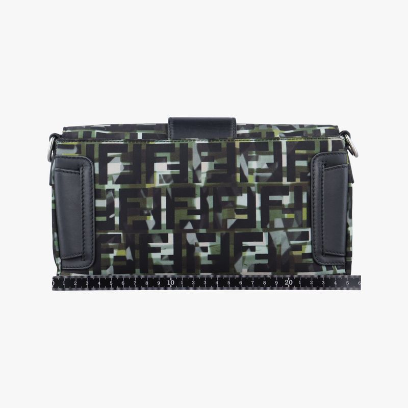 Fendi Baguette Multicolor Nylon And Leather 7va472 ABM8 208-8241