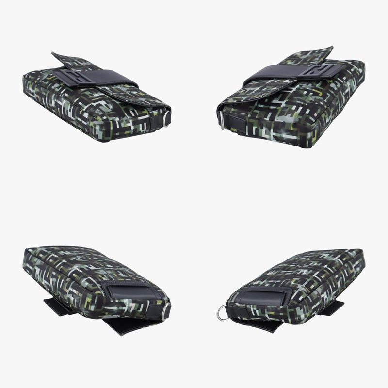 Fendi Baguette Multicolor Nylon And Leather 7va472 ABM8 208-8241