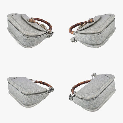 Gucci New Bamboo Gray And Multicolor Leather 240242 I6403202