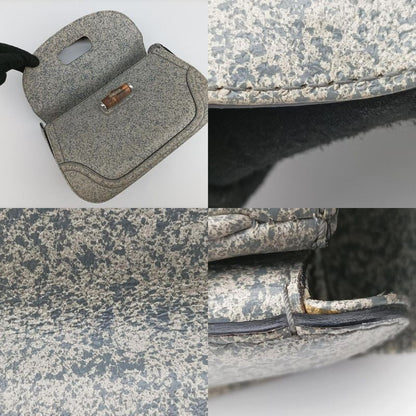 Gucci New Bamboo Gray And Multicolor Leather 240242 I6403202
