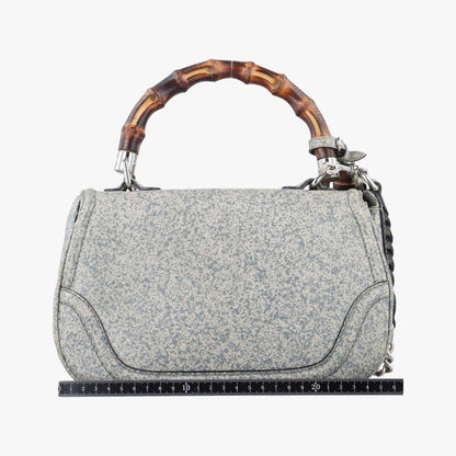 Gucci New Bamboo Gray And Multicolor Leather 240242 I6403202