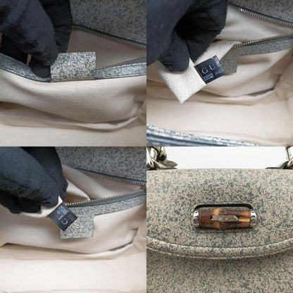 Gucci New Bamboo Gray And Multicolor Leather 240242 I6403202