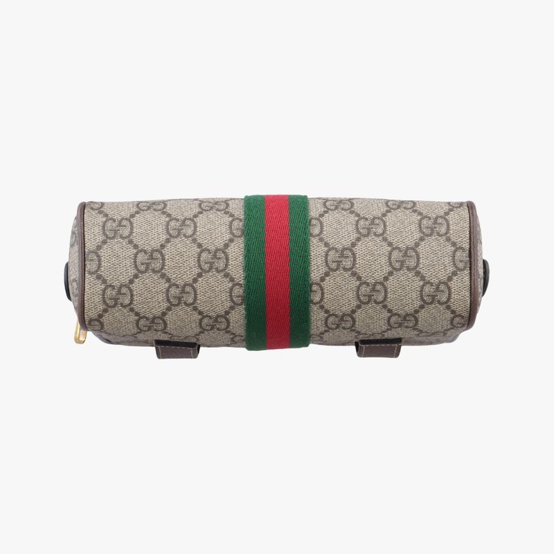 Gucci Ophidia Brown X Red X Green PVC Coated Canvas X Leather 517076 F026464730