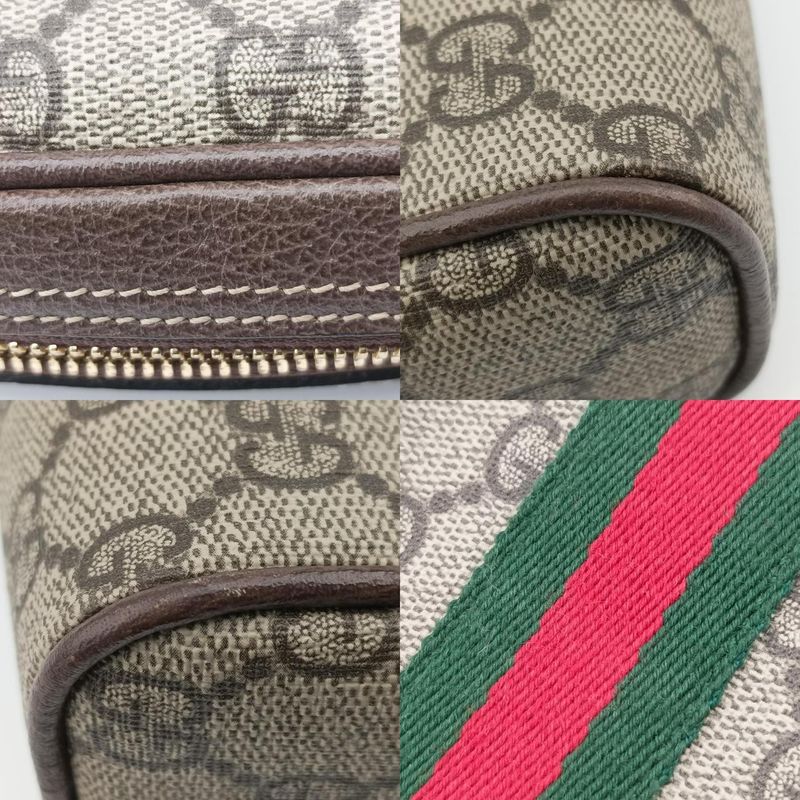 Gucci Ophidia Brown X Red X Green PVC Coated Canvas X Leather 517076 F026464730