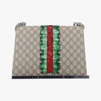 Gucci Dionysus Beige And Multicolor PVC Coated Canvas And Suede 400235 G02077778