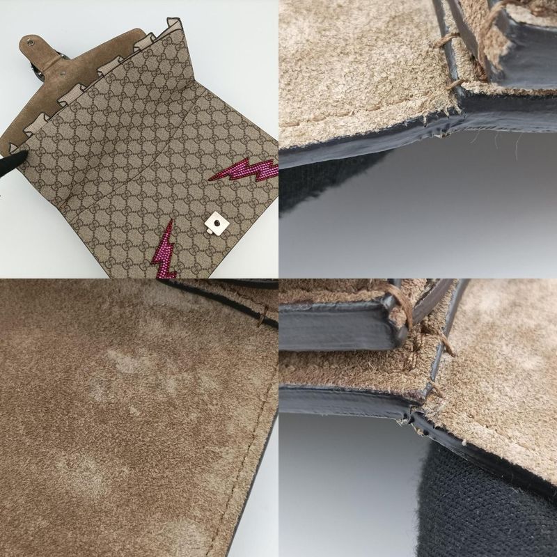Gucci Dionysus Beige And Multicolor PVC Coated Canvas And Suede 400235 G02077778