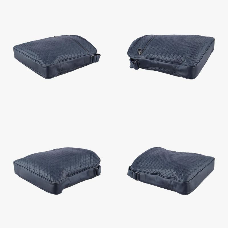 Bottega Veneta Intrecciato Navy Lambskin B06343903g