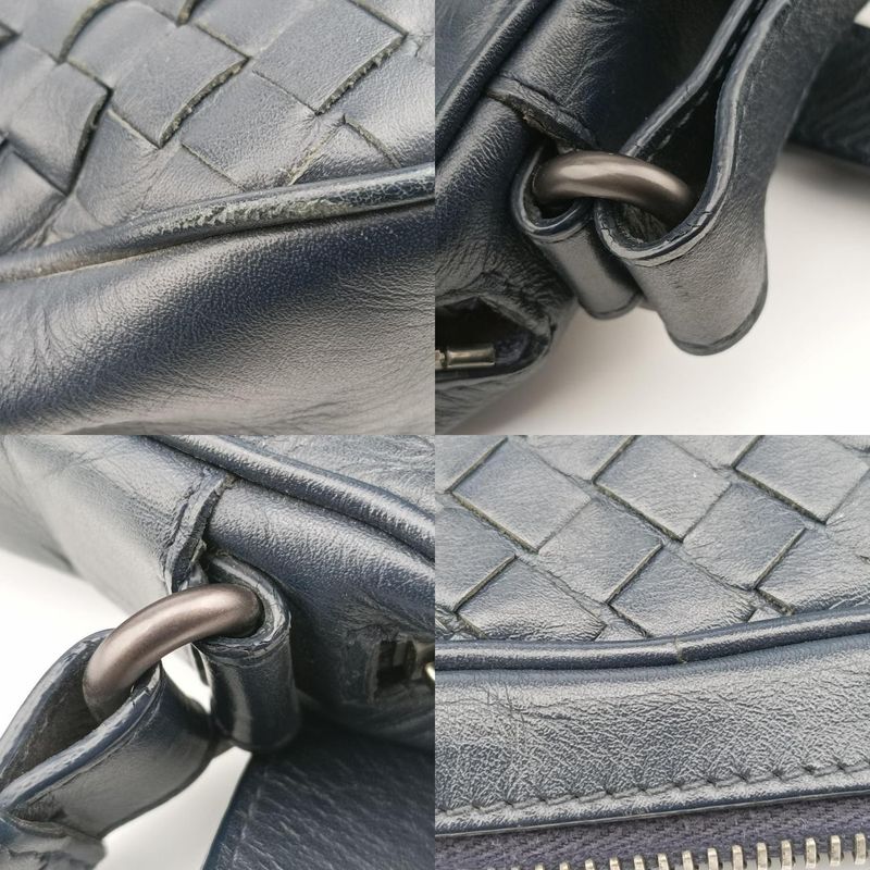 Bottega Veneta Intrecciato Navy Lambskin B06343903g