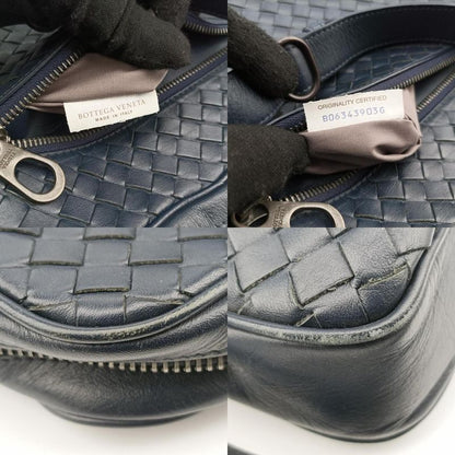Bottega Veneta Intrecciato Navy Lambskin B06343903g