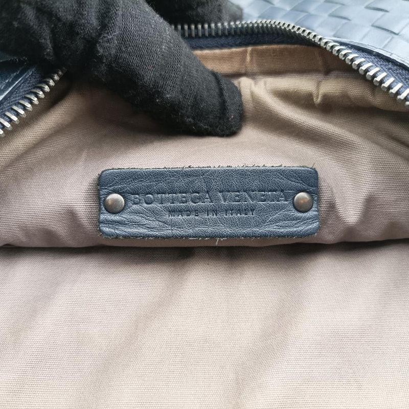 Bottega Veneta Intrecciato Navy Lambskin B06343903g