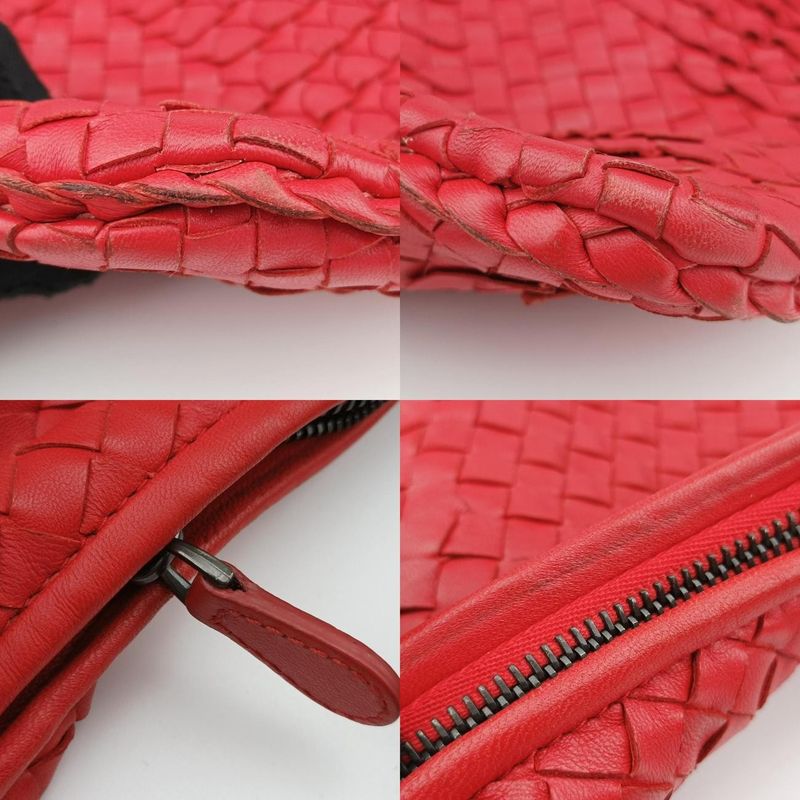 Bottega Veneta Intrecciato Red Leather B02629797q