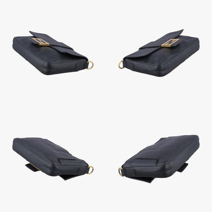 Fendi Baguette Black Leather 7va472 7va472-sfr-199-8241