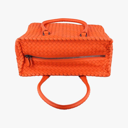 Bottega Veneta Intrecciato Orange Lambskin B02853628n