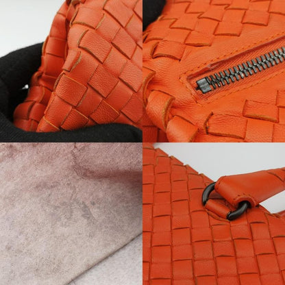 Bottega Veneta Intrecciato Orange Lambskin B02853628n