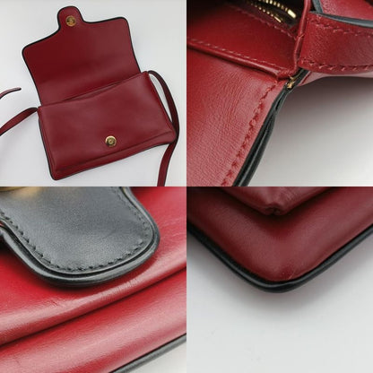 Gucci Ally Red And Black Leather 550129 C029319182