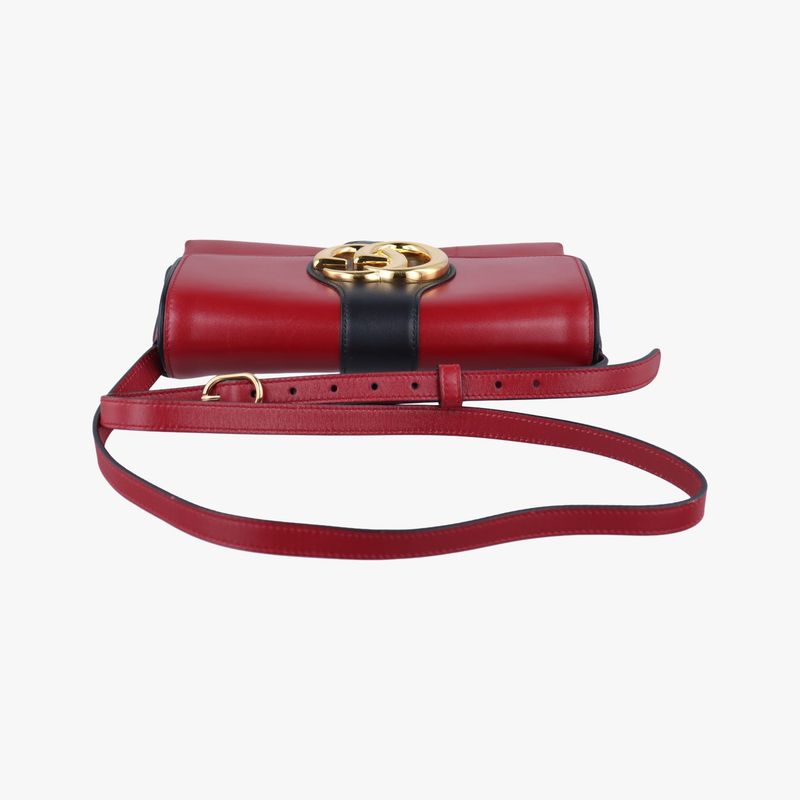Gucci Ally Red And Black Leather 550129 C029319182