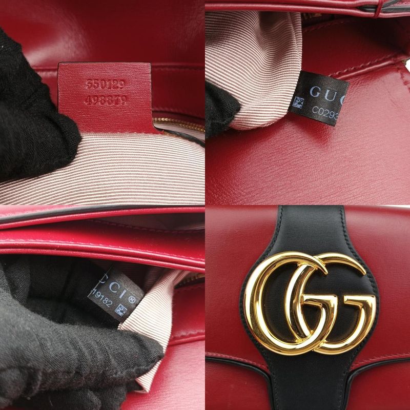 Gucci Ally Red And Black Leather 550129 C029319182
