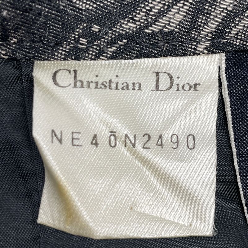 DIOR Black All-over Pattern Long Pants M