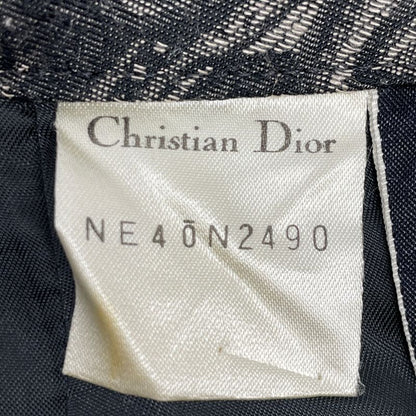 DIOR Black All-over Pattern Long Pants M