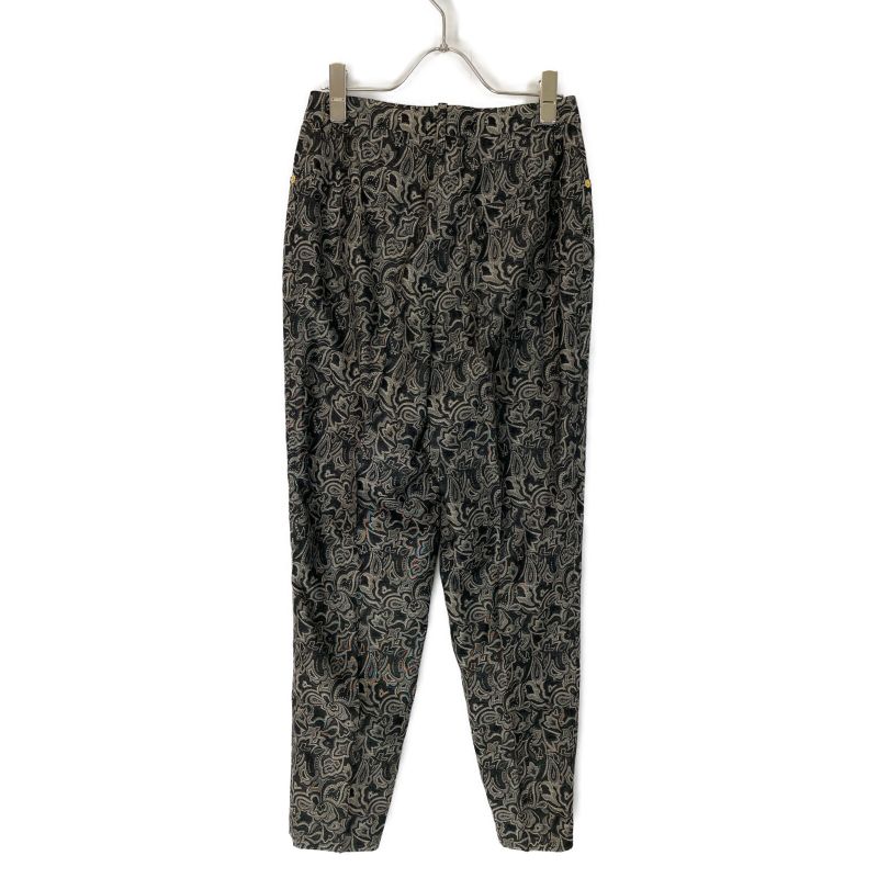 DIOR Black All-over Pattern Long Pants M