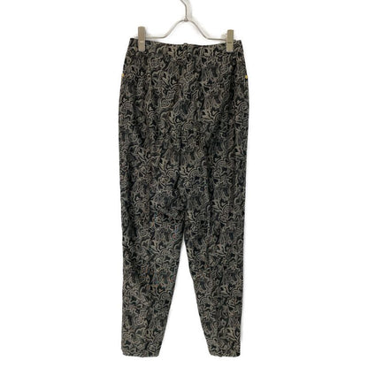 DIOR Black All-over Pattern Long Pants M