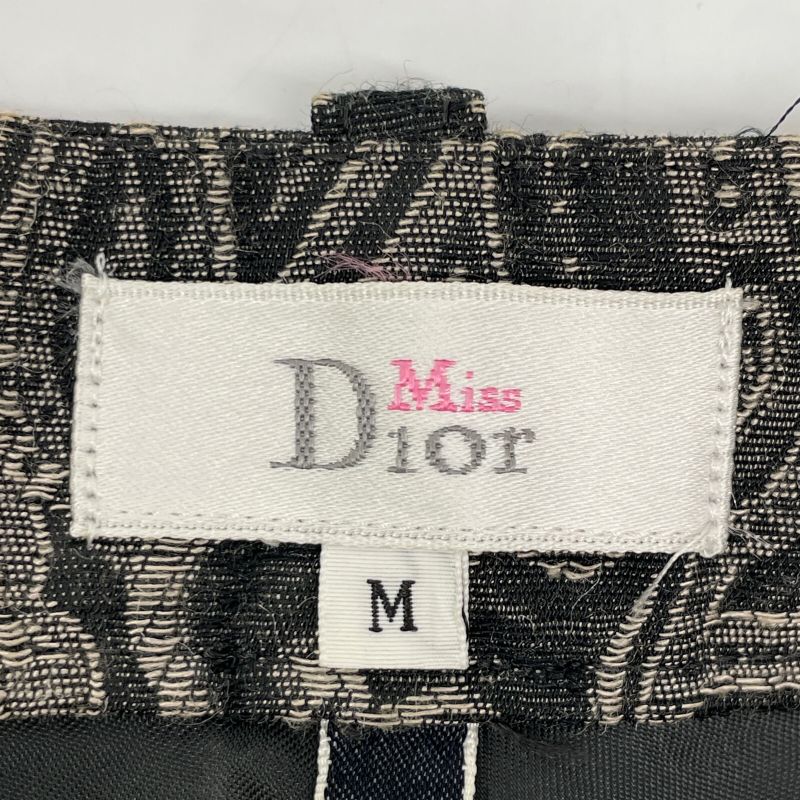DIOR Black All-over Pattern Long Pants M