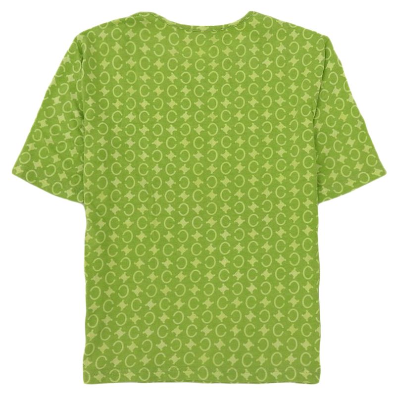 Celine C Macadam S/S T-shirt Top Women's Light Green -