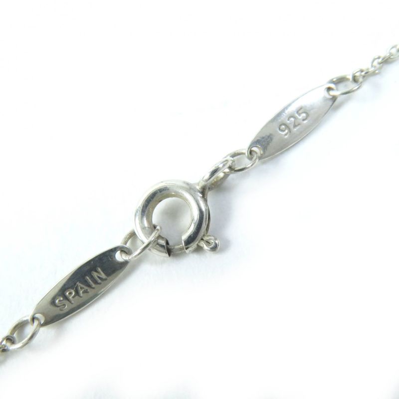 Tiffany & Co Color By-the-yard Elsa Peretti Sv925 1P Pink Sapphire Necklace