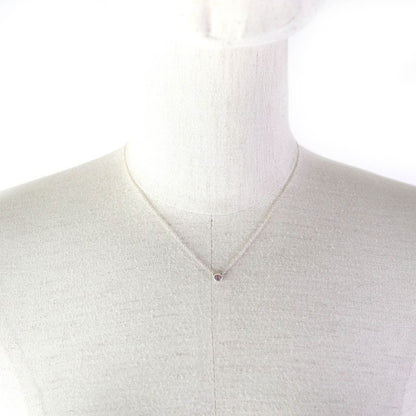 Tiffany & Co Color By-the-yard Elsa Peretti Sv925 1P Pink Sapphire Necklace