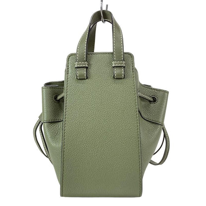 Loewe Handbag Hammock Drawstring Ring Bag Mini Khaki